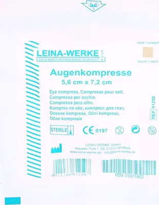 Produktbild von Augenkompressen 56x72 mm steril 1 St