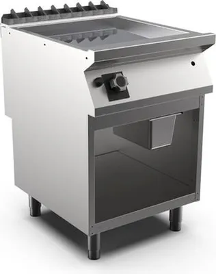 Immagine prodotto di Piastra per barbecue a gas Mareno M1-900 con superficie cromata liscia, 60 cm