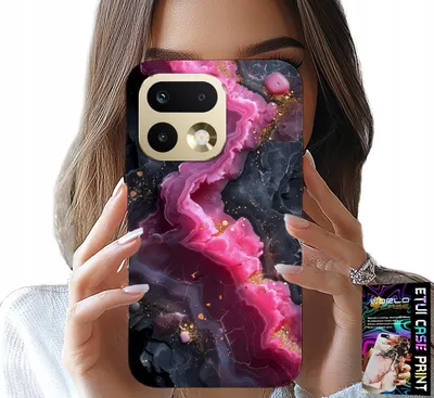 Image de Etui Do Realme 16 Pro+ 5G - Różowy Marmurek Plecki, Modne Wzory
