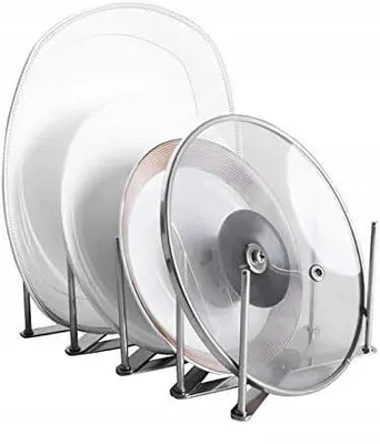 Produktbild von MEETOZ Geschirrtrockner Topfdeckelhalter Ausziehbar Organizer