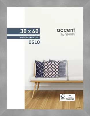 Obrázok produktu pre Drevený rám Nielsen Accent Oslo 30x40 cm strieborný