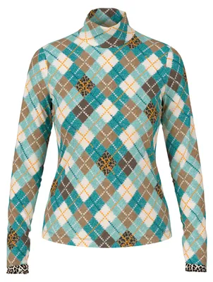 Produktbild von Tailliertes Langarmshirt mit Rollkragen