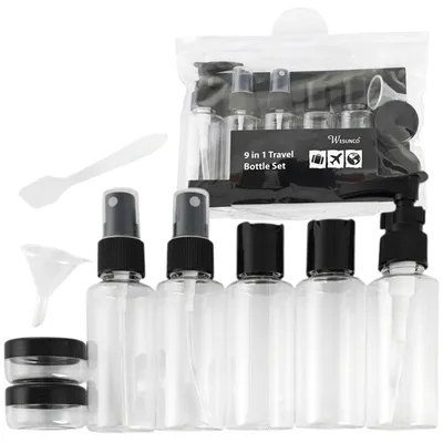 Obrázek produktu pro Cestovní sada Ecarla 9 v 1 s příslušenstvím, černá