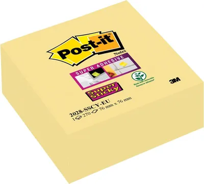 Image de Post-It 2028-SSCY-EU Carré Jaune 350 feuilles Auto-adhésif