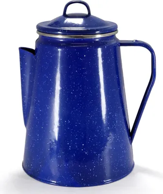 Produktbild von Origin Outdoors Emaille-Kaffeekanne 1,8 l, blau
