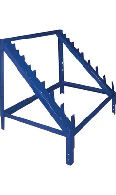 Produktbild von Gewindestangenaufsatz LOGS 60 H600xB540xT390mm blau RAL 5022 LOGS - LOGS 60 RAL 5022