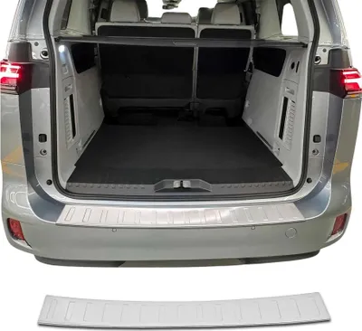 Image de Protection Seuil De Pare-Chocs Arriére pour VW ID.Buzz 2022-2025 Inox Brossé