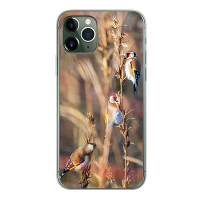 Produktbild von MuchoWow® Handyhülle Schutzhülle Hülle für iPhone 11 Pro Vögel - Äste - Wald Silikon Softcase Handy Hülle - Handy