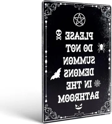 Image de Plateau gothique en métal noir pour la décoration d'une fête d'Halloween