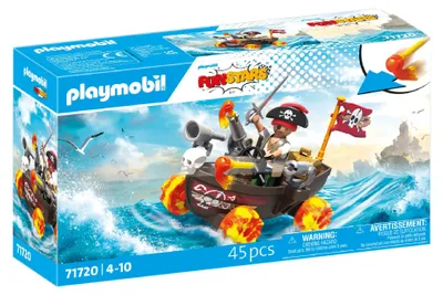 Image de PLAYMOBIL Bateau pirate endiablé Funstars