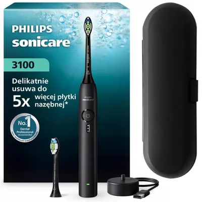 Produktbild von PHILIPS HX40​32/32 Series ​3100 Black + etui Elektrische Zahnburste