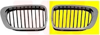 Image de VAN WEZEL Grille de calandre Noir Gauche (0647517) pour BMW 3 | Grille de calandre,