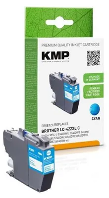 Immagine prodotto di KMP Printtechnik AG 1552,4003 KMP Patrone Brother MFC-J5340DW LC422XLC cyan 1500S. 20ml remanufactured