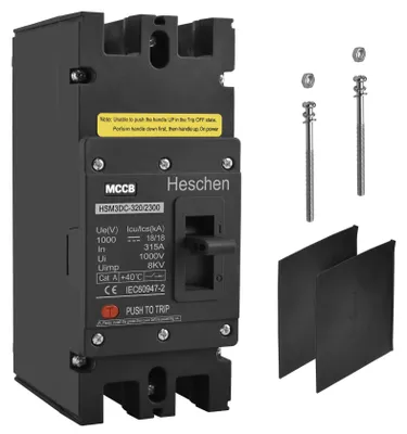 Zdjęcie produktu dla Wyłącznik prądu stałego - 315A - 2-biegunowy - Do instalacji fotowoltaicznych - DC1000V