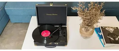 Produktbild von Muse MT-103 GD, Schwarz, 33,45,78 RPM, 100 - 240 V, 50/60 Hz, 113 mm, 350 mm
