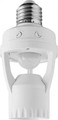 Zdjęcie produktu dla Czujnik ruchu biały CR-6. 60W E27 240V kąt działania 360st zasięg 6m IP20 CR-CR6000-00