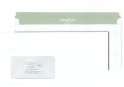 Produktbild von Envirelope® 30005444 Briefumschlag - DIN lang, haftklebend, 75 g/qm, mit Fenster, 1.000 Stück