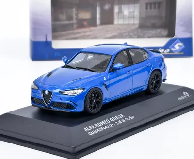 Obrázek produktu pro Alfa Romeo Giulia Quadrifoglio (2019) modrá SOLIDO 1:43