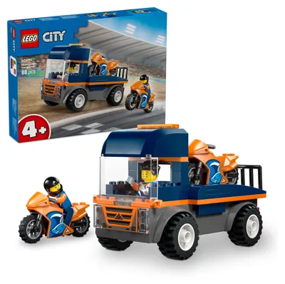 Immagine prodotto di LEGO City 60491 Motorcycle Transporter - Building Toy for Ages 4+ - Gift Idea