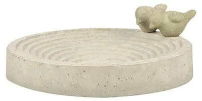 Produktbild von Vogeltranke/Futterhaus - rund - Beton - D29,5 cm