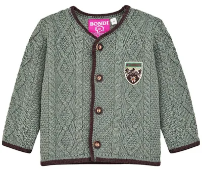 Produktbild von BONDI Baby Jungen Strickjacke 91785 | Kiwi Größe: 80