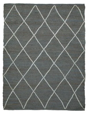 Produktbild von TT Home Wohnzimmer Teppich Kurzflor Handgeknüpft Skandi Design 3D Optik Modern Größe 200x290 cm