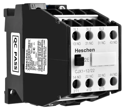 Wechselstromschütz CJX1-12/22, 220 V, 3-polig, 2NO+2NC, 20 A, 5,5 kW