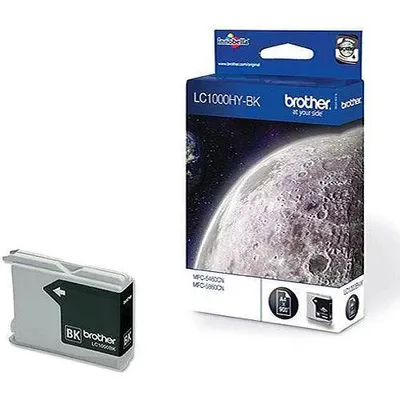 Zdjęcie produktu dla Brother LC-1000HYBK, Wysoka (XL) wydajność, Czarny, Tusz na bazie pigmentu, 1 szt., 900 stron(y)