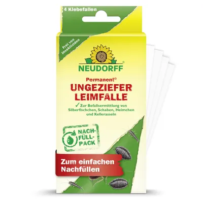 Produktbild von Neudorff Permanent UngezieferLeimFalle Nachfüllpack 4 Stk. insektizidfrei
