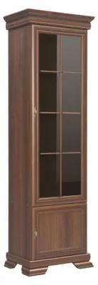 Produktbild von Vintage Vitrinenschrank Buffet Schrank Vitrine Anrichte Glasvitrine Holz