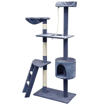 Zdjęcie produktu dla vidaXL Drapak dla kota sizalowy 150 cm ciemnoniebieski