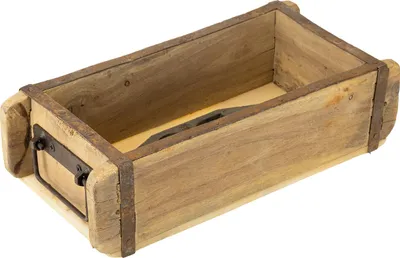 Produktbild von Pflanzkasten Holz Vintage Deko Unikat Upcycling mit Metallgriff
