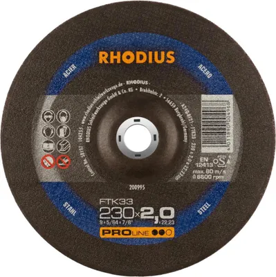 Zdjęcie produktu dla Rhodius FTK33 200995 Cutting disc set 25 pc(s) Steel