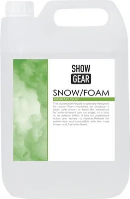 Immagine prodotto di Showgear Snow/Foam Liquid 5 litri 5 litri - pronto all'uso