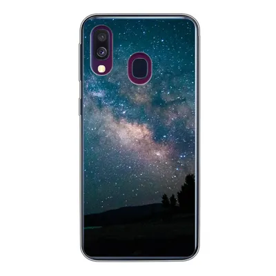 Produktbild von MuchoWow® Handyhülle Schutzhülle Hülle für Samsung Galaxy A40 Sterne - Planeten - Galaxie - Jungen - Mädchen - Kinder Silikon Softcase Handy Hülle - Handy-Tasche