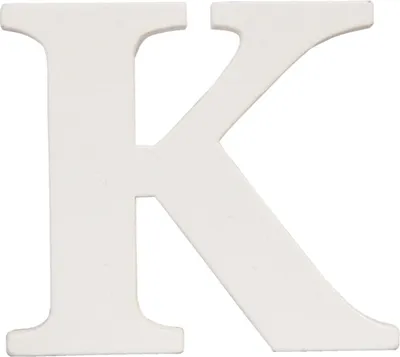 Zdjęcie produktu dla Litera K | 9*8 cm | Natura | MDF | Litera | Clayre & Eef | 62861-K