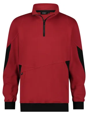 Productafbeelding van Sweatshirt Hyrax Next COPESRE80, 290 g/m², rood/zwart, maat XL, DASSY 300578