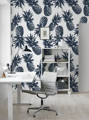 Produktbild von Coloray Fototapete 152x104 cm Vlies-Fototapete - Ananasfrüchte verlässt.