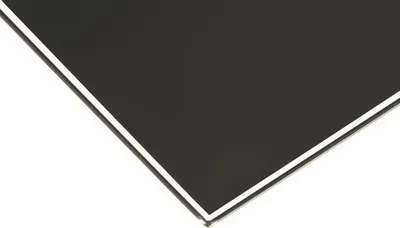 Produktbild von Glas-Regalboden Square B 80 x T 20 x H 0,8 cm, schwarz