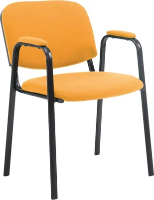 Produktbild von Besucherstuhl Ken PRO Stoff orange