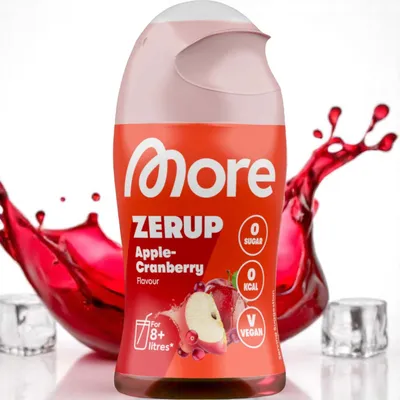 Produktbild von More Zerup Apple Cranberry Zuckerfreier Sirup 65 ml