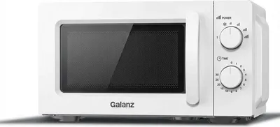 Image de Micro-ondes Zimilo 20 L, 700 W Micro-ondes solo avec plateau tournant, 6 niveaux de puissance et fonction décongélation, design compact avec minuterie manuelle, blanc