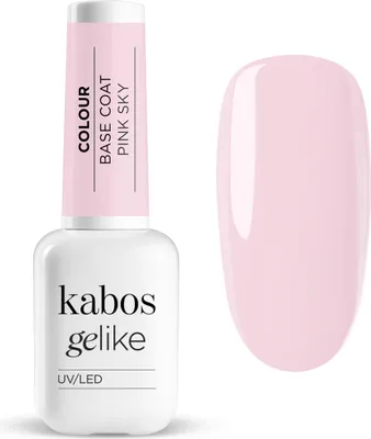 Zdjęcie produktu dla Kabos Gelike Kolorowa baza hybrydowa 2w1 Hybridbasis Pink Sky 10ml