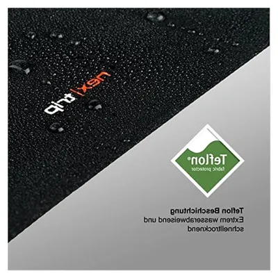 Produktbild von Sturmfester Regenschirm - Taschenschirm mit Knopfautomatik - Kleiner Regenschirm - Leichter Taschenregenschirm für Damen und Herren - Schwarz