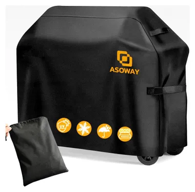 Produktbild von Wetterfeste Grillabdeckung aus 600D Oxford-Gewebe, reißfest für Weber, Enders, wasserdicht, winddicht und UV-beständig (147x61x122cm)