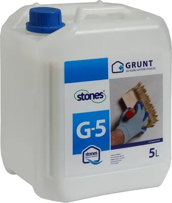 Produktbild von Acrylharz Grundierung transparent 5 l wasserfest frostsicher für Stein, Beton, Gipskarton Innen & Außen