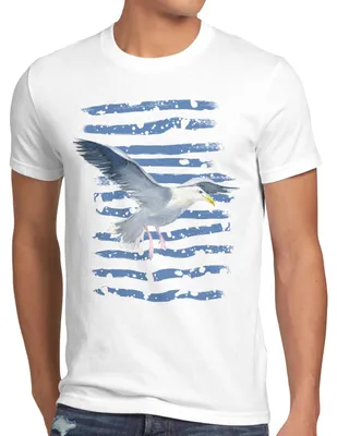 Produktbild von style3 Möwe Herren T-Shirt ozean meer strand insel
