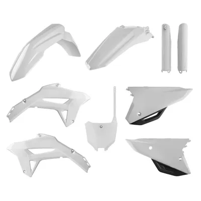 Produktbild von POLISPORT Plastic Kit White passend für Honda CRF450R