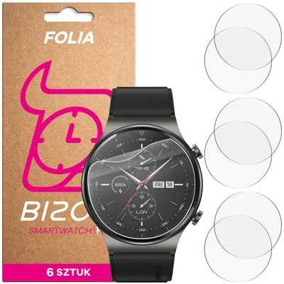 Produktbild von 6x Schutzfolie für den Bildschirm für Huawei Watch GT 2 Pro, Bizon Watch HydroFlex
