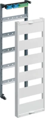 Produktbild von HAGER Einbausatz, univers, m. Hutschienen, f. Feldverteiler AP 5-reihig, 750x250mm, QC